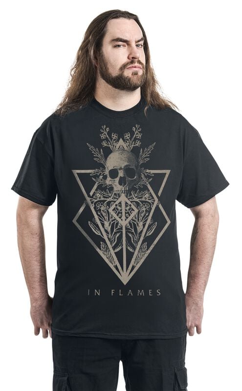 Rock Revival "Skull" T-Shirt Black By In Flames
