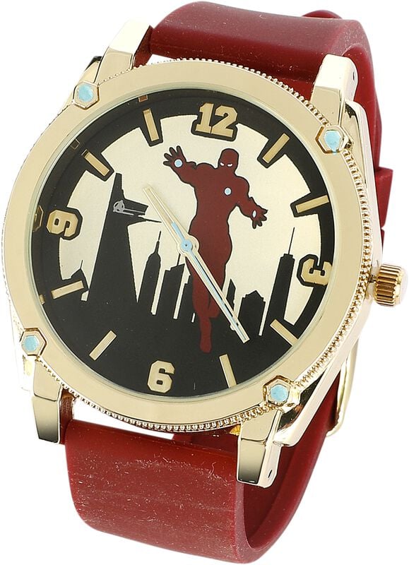 rock revival "Skyline" Wristwatches red by Iron Man