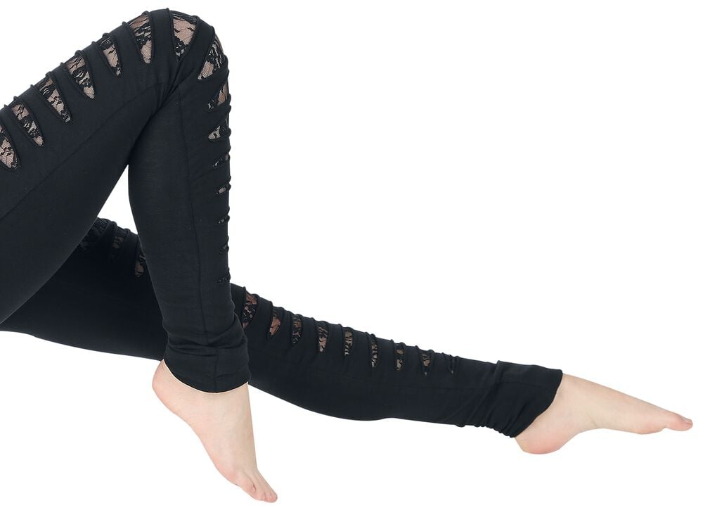 Rock Revival "Slasher" Leggings Black By Vixxsin