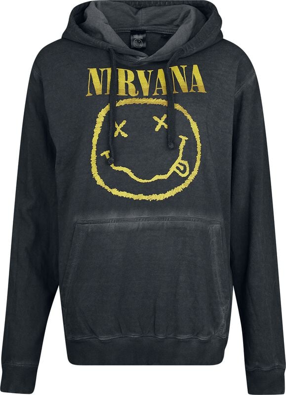 rock revival "Smiley" Hoodie black by Nirvana