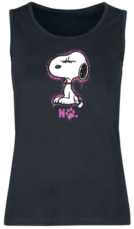 rock revival "Snoopy - No" Tanktop black by Peanuts