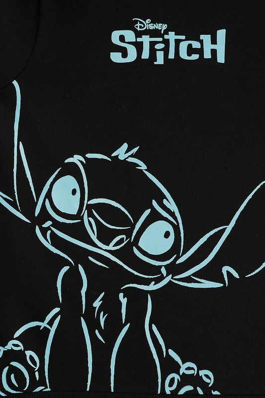 Rock Revival "Stitch" Hoodie Black By Lilo & Stitch
