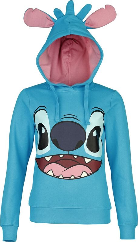 rock revival "Stitch" Hoodie blue by Lilo & Stitch