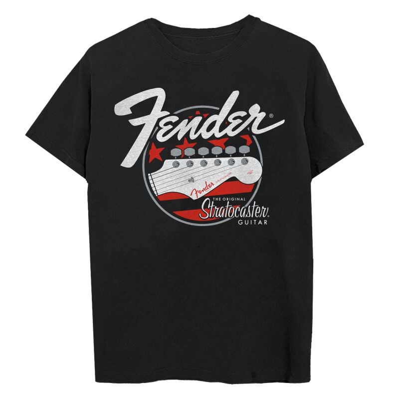 rock revival "Stratocaster" T-Shirt black by Fender