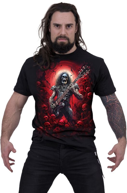 rock revival "Tomb Of Rock" T-Shirt black by Spiral