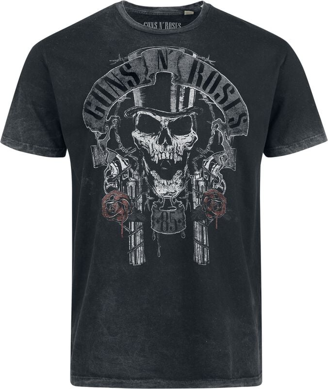 rock revival "Top Hat" T-Shirt grey by Guns N' Roses