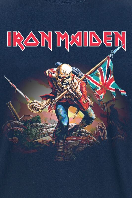Rock Revival "Trooper" T-Shirt Navy By Iron Maiden