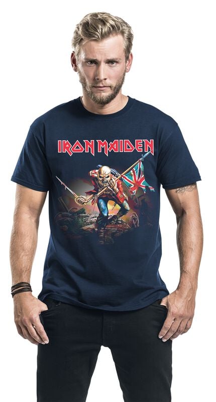 Rock Revival "Trooper" T-Shirt Navy By Iron Maiden