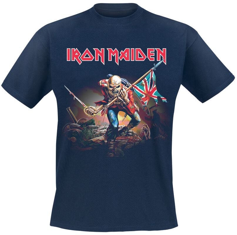rock revival "Trooper" T-Shirt navy by Iron Maiden