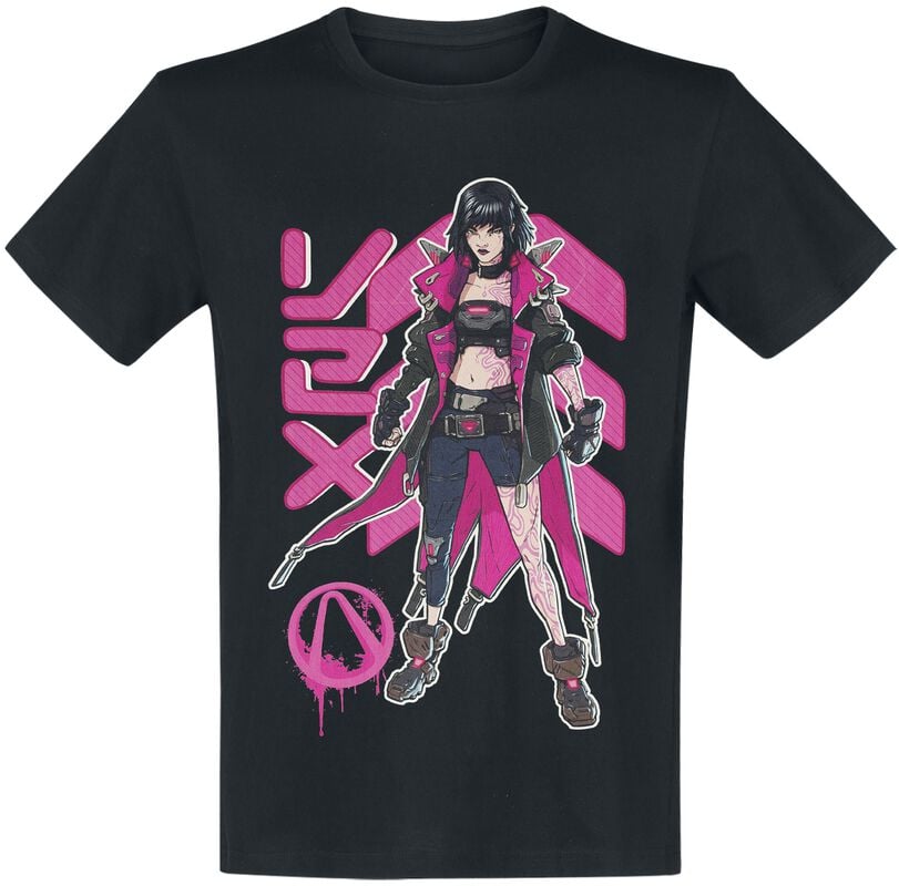 rock revival "Vex" T-Shirt black by Borderlands