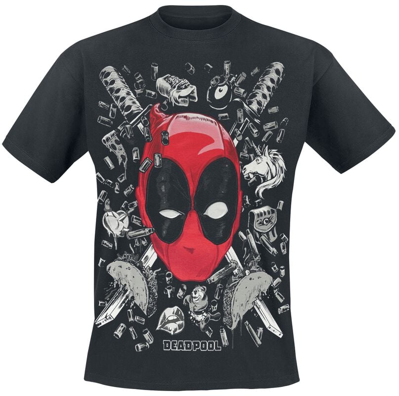 rock revival "Weird World" T-Shirt black by Deadpool