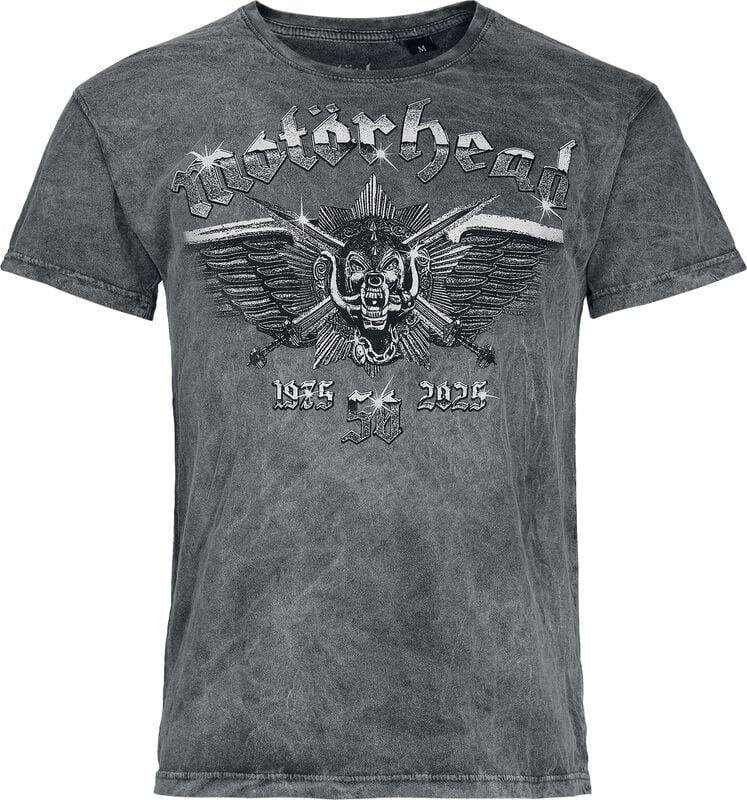 rock revival "Wings Badge" T-Shirt grey by Motörhead
