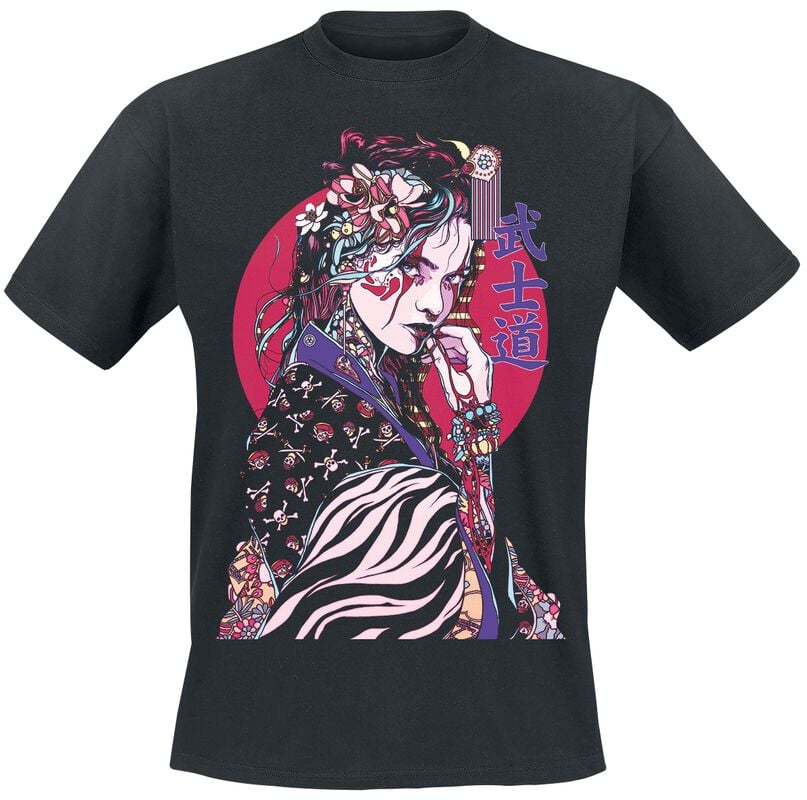 rock revival "YAKUZAGARU" T-Shirt black by NEOMACHI
