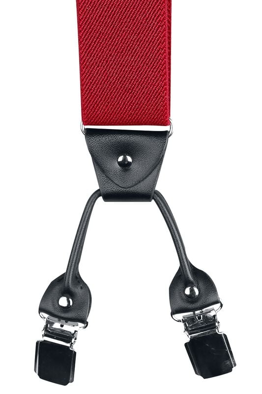 Rock Revival "Rockabilly Braces" Braces Red By Banned Alternative