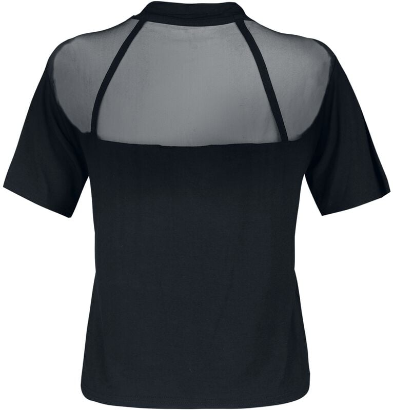 Rock Revival "Rose Garden Mesh Top" T-Shirt Black By Jawbreaker