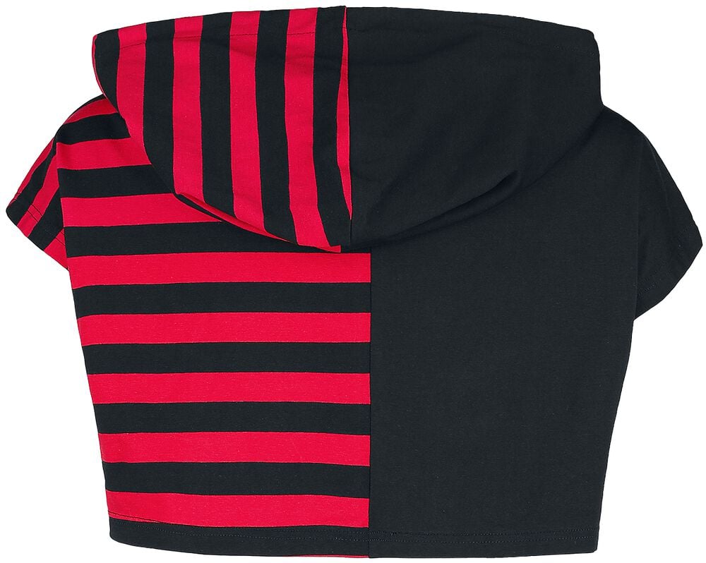 Rock Revival "Ruby Ictus Hoodie" Cardigan Black-red By Banned Alternative