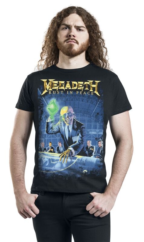 Rock Revival "Rust In Peace" T-Shirt Black By Megadeth