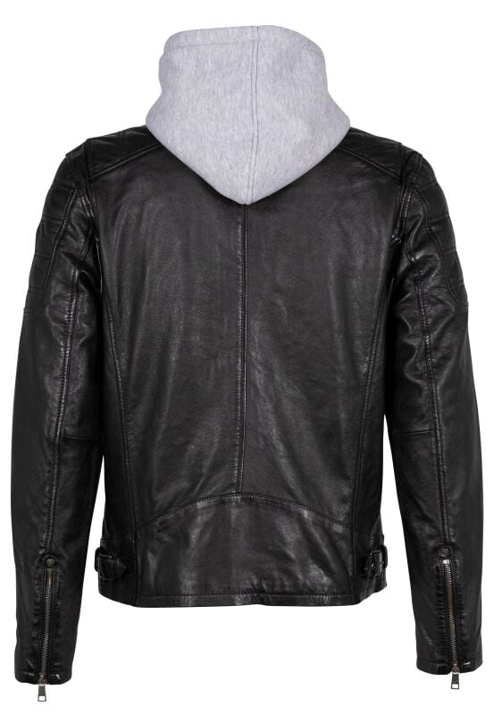 Rock Revival "Rylo LAKEV" Leather Jacket Black By Mauritius