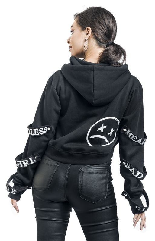 Rock Revival "Sad Girl Club Hoodie" Hoodie Black-white By Heartless