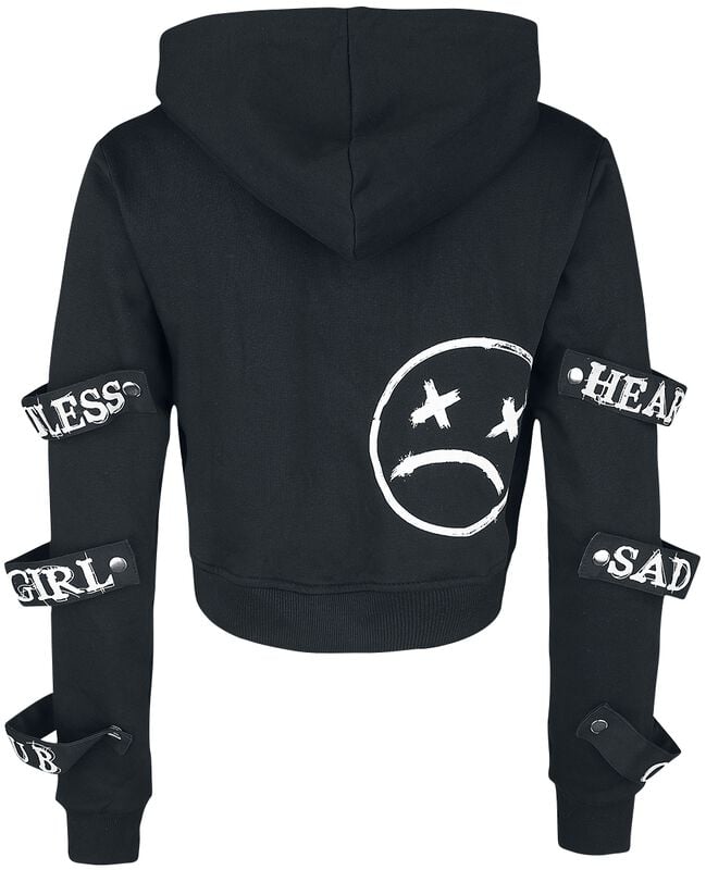Rock Revival "Sad Girl Club Hoodie" Hoodie Black-white By Heartless