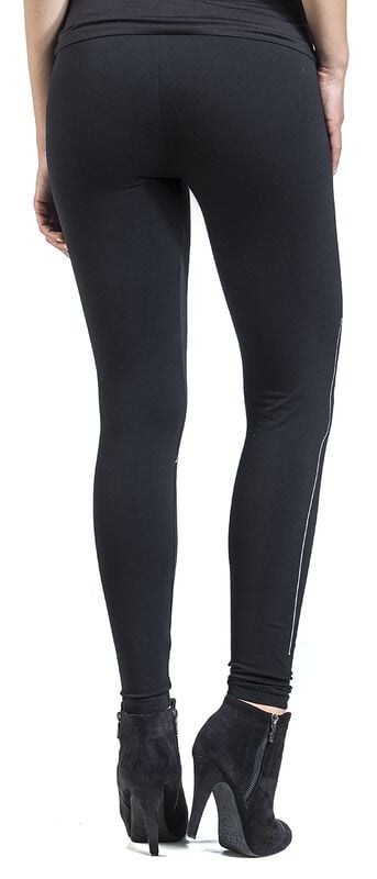 Rock Revival "Salem Grumpy Kitty" Leggings Black By Jawbreaker