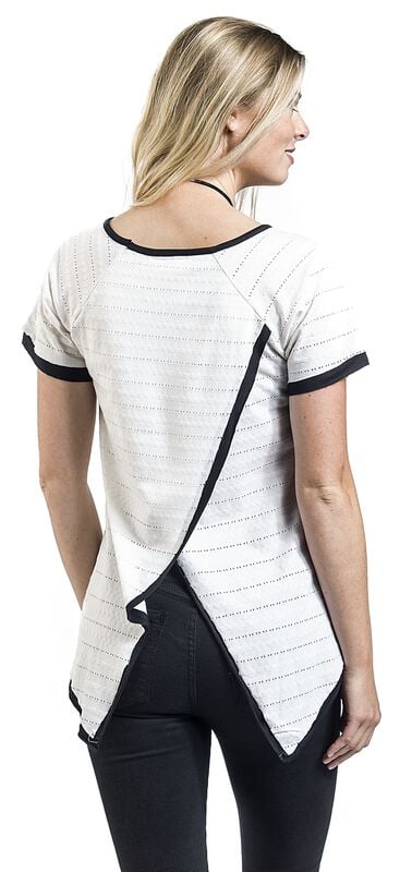Rock Revival "Samenta Top" T-Shirt White-black By Innocent