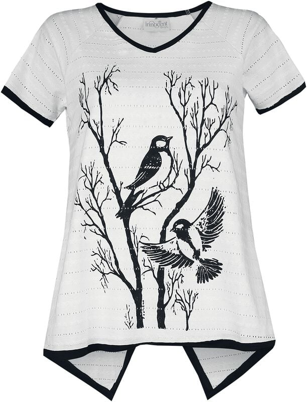 Rock Revival "Samenta Top" T-Shirt White-black By Innocent