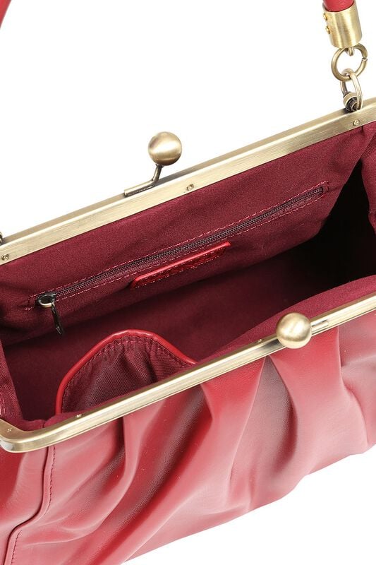Rock Revival "Scarlett Frame" Handbag Red By Banned Retro