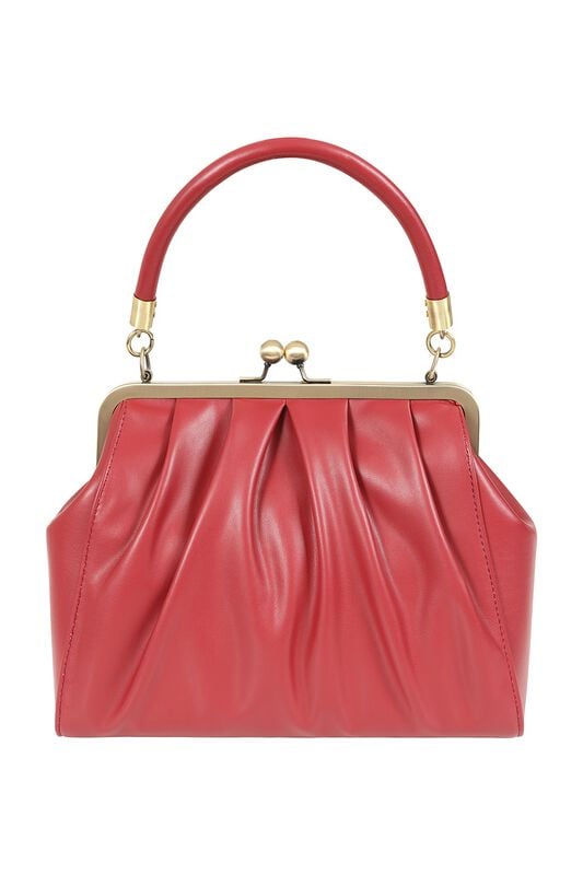 rock revival "Scarlett Frame" Handbag red by Banned Retro