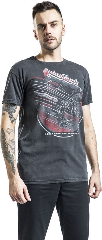 Rock Revival "SCF" T-Shirt Anthracite By Judas Priest
