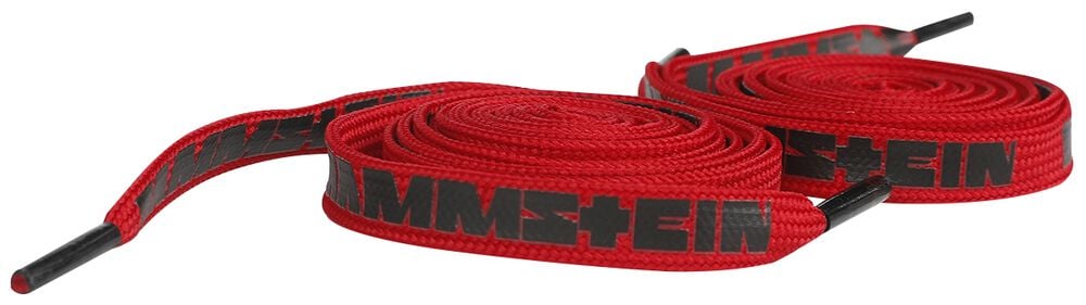 Rock Revival "Schnürsenkel-Box" Shoelaces Black-red-white By Rammstein