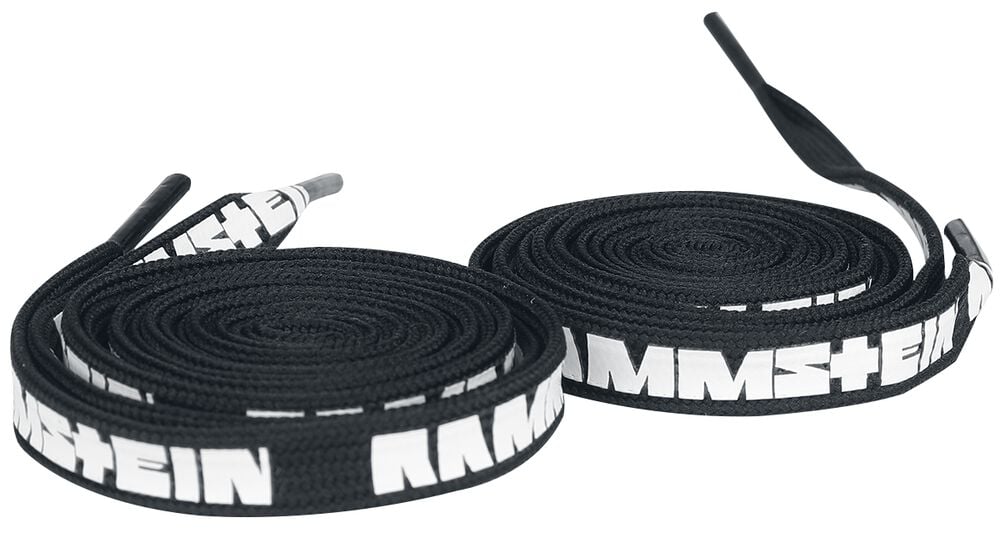 Rock Revival "Schnürsenkel-Box" Shoelaces Black-red-white By Rammstein