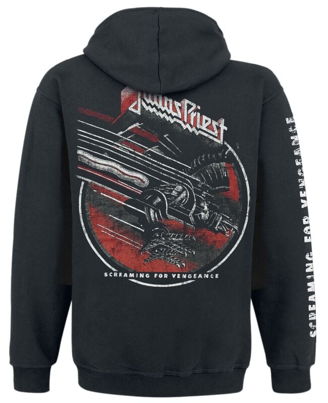 Rock Revival "Screaming For Vengeance" Hoodie Black By Judas Priest