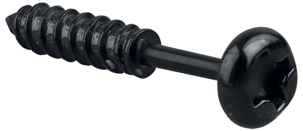 rock revival "Screw" Stud Earring Set black by etNox hard and heavy