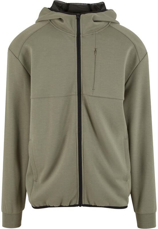 Rock Revival "Scuba Zip Pocket Hoodie" Fleece Jacket Green By Urban Classics
