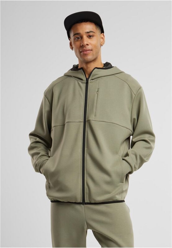 rock revival "Scuba Zip Pocket Hoodie" Fleece Jacket green by Urban Classics