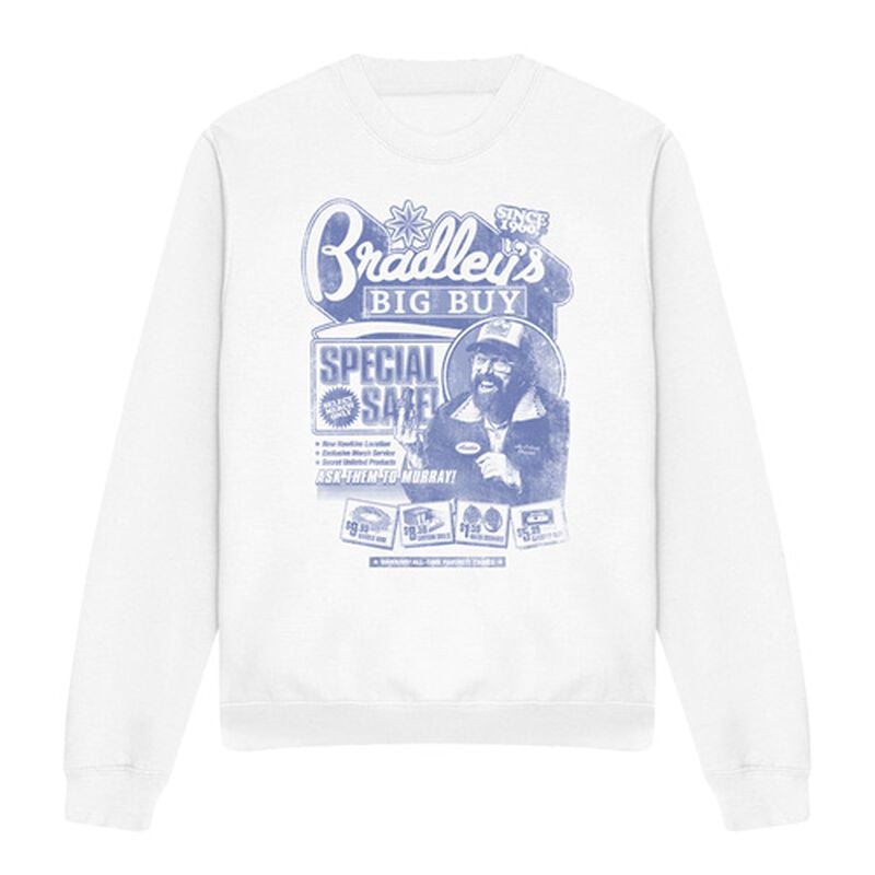 rock revival "Season 5 - Bradley's Big Buy Advert" Sweatshirt white by Stranger Things
