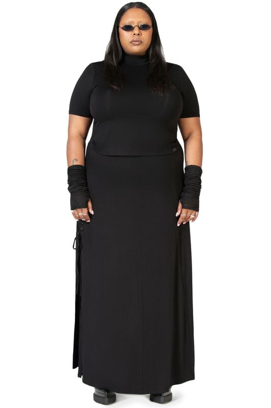 Rock Revival "Secretly Weep Maxi Skirt" Maxi Skirt Black By KIHILIST By KILLSTAR