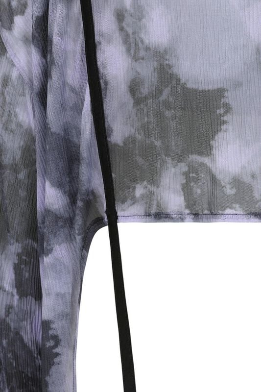 Rock Revival "Selene Mesh Blouse" Blouse Black-lilac By Banned Alternative