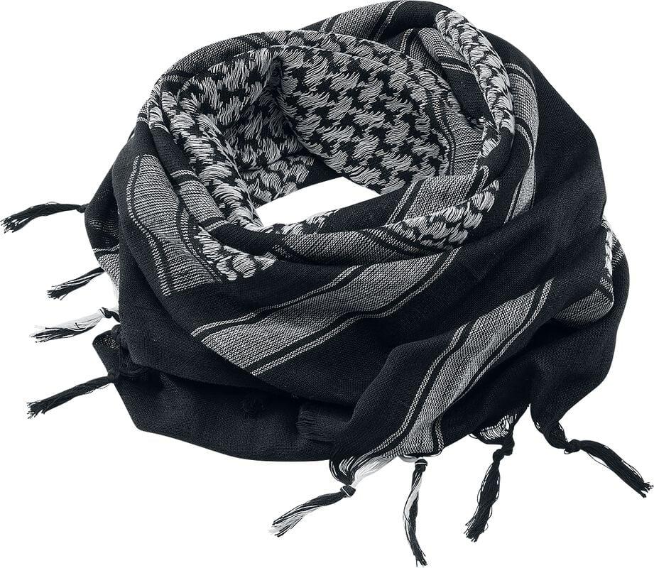 rock revival "Shemag scarf" Scarf black-white by Brandit