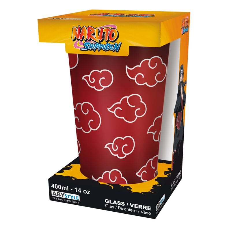 Rock Revival "Shippuden - Akatsuki" Drinking Glass Red-black-white By Naruto