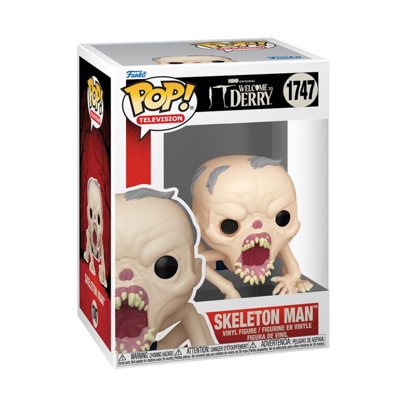 rock revival "Skeleton Man Vinyl Figurine 1747" Funko Pop by Welcome to Derry