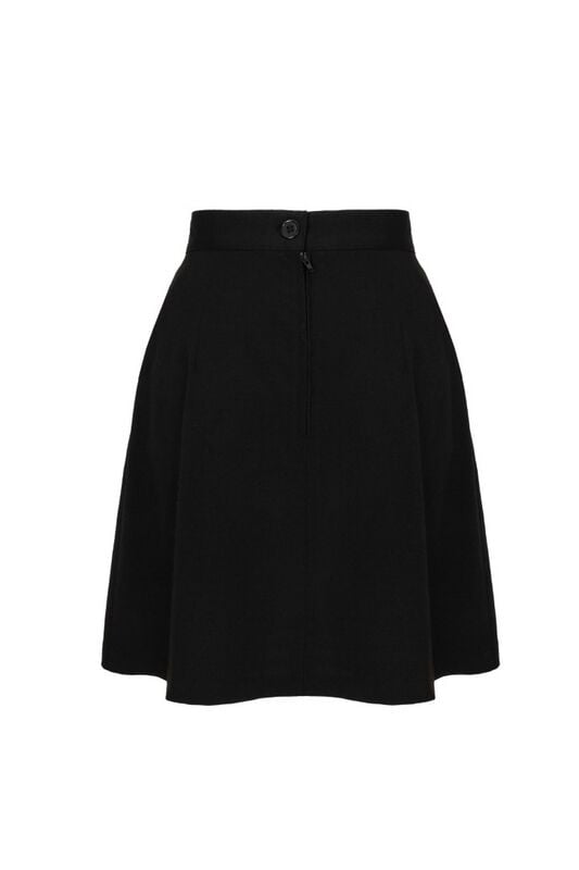 Rock Revival "Skelli Skirt" Mini Skirt Black-white By Hell Bunny