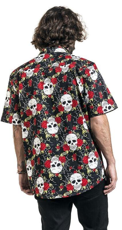 Rock Revival "Skull" Short-sleeved Shirt Black By Jawbreaker