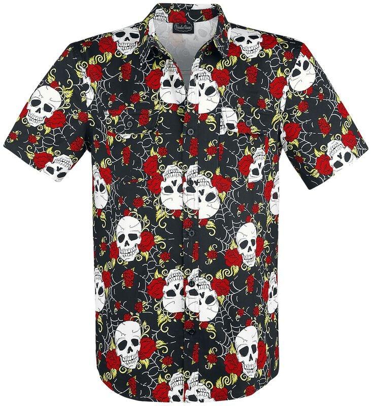 Rock Revival "Skull" Short-sleeved Shirt Black By Jawbreaker