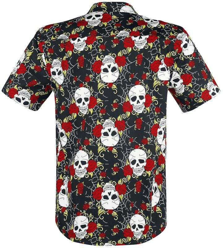 Rock Revival "Skull" Short-sleeved Shirt Black By Jawbreaker