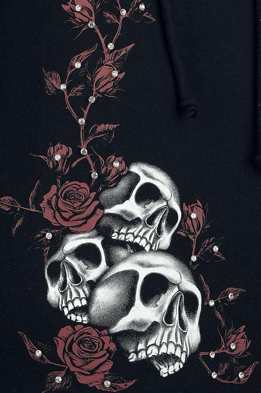 Rock Revival "Skulls & Details" Hoodie Black By Rock Rebel By EMP