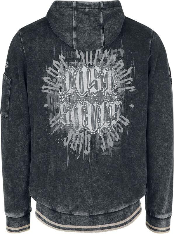 Rock Revival "Skulls & Details" Hoodie Jacket Black By Rock Rebel By EMP