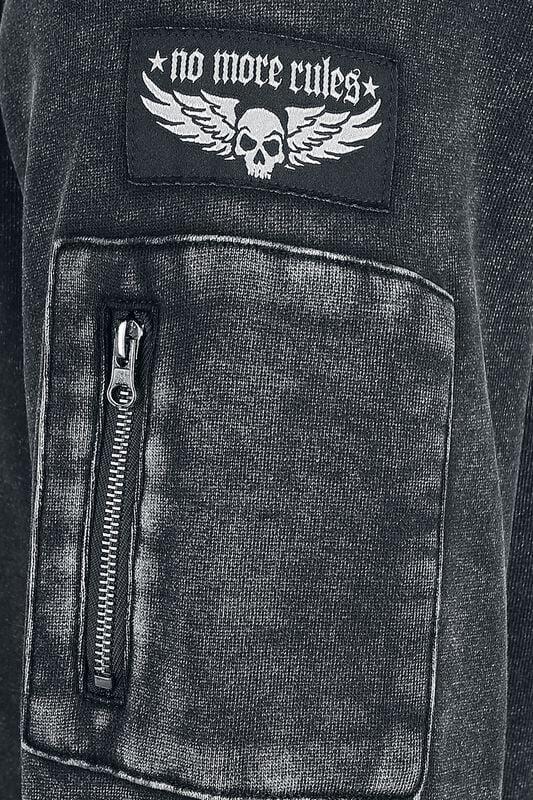 Rock Revival "Skulls & Details" Hoodie Jacket Black By Rock Rebel By EMP