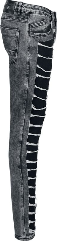 Rock Revival "Skulls & Details" Jeans Black By Rock Rebel By EMP